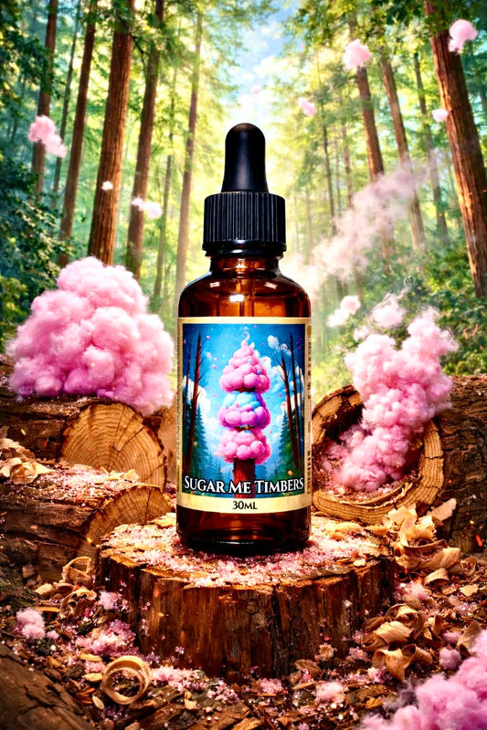 Sugar Me Timbers (Cotton Candy, Red Cedar)