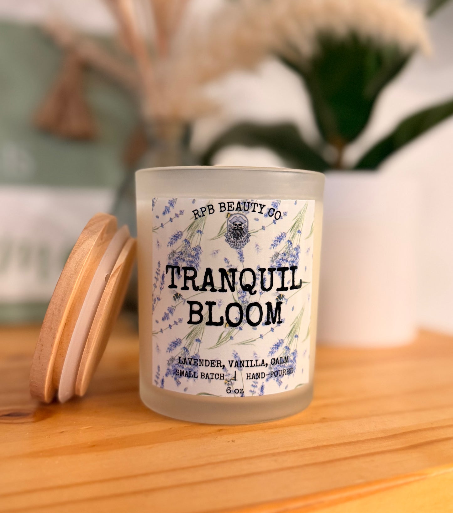 Tranquil Bloom (Lavender, Vanilla, Calming) Candle