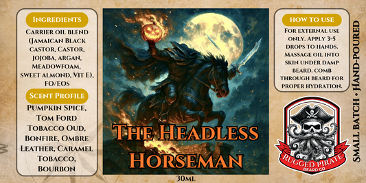 The Headless Horseman (Pumpkin and Tobacco Oud) - Beardcare for Men