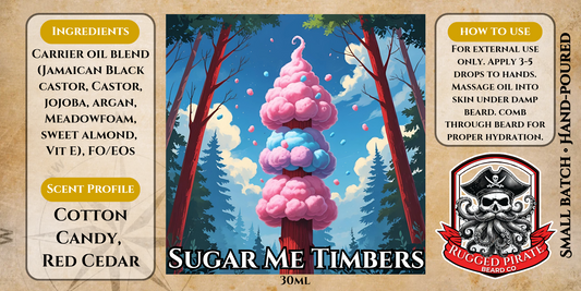 Sugar Me Timbers (Cotton Candy, Red Cedar)