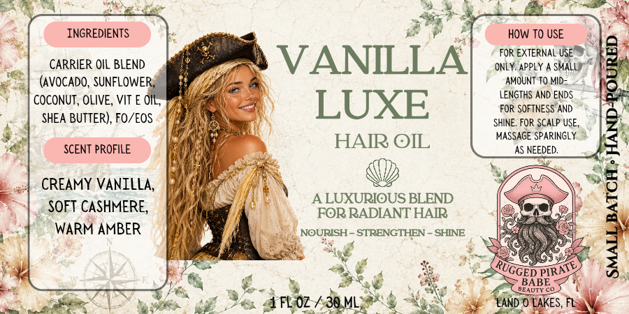 Vanilla Luxe - Vanilla and Cashmere Hair Oil and Perfume