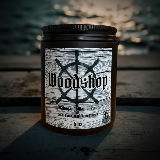 Woodshop (Mahogany, Maple, Pine) Candle