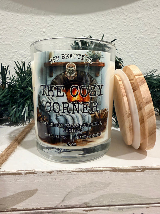 Cozy Corner (Cashmeran Embers, Chestnuts, Juniper) Candle