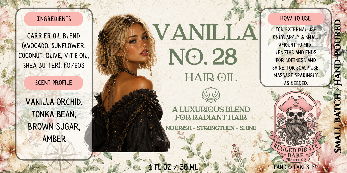 Vanilla #28 - Inspired by Kayali Vanilla 28 Hair Oil and Perfume