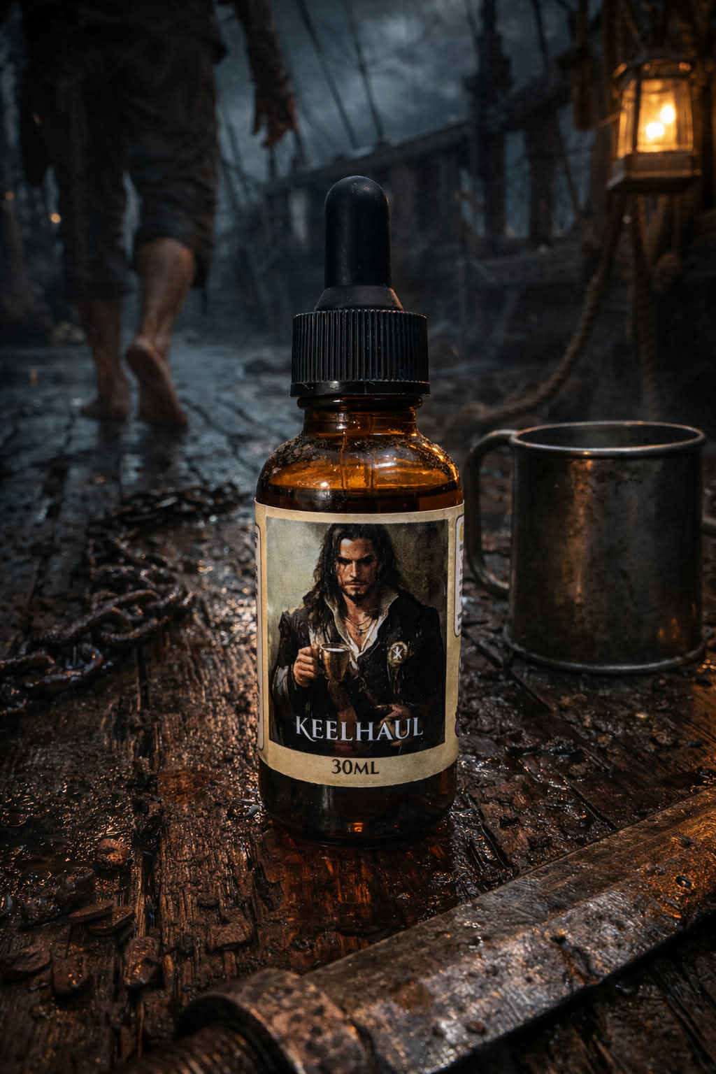 Keelhaul - Sweet Rum, Sandalwood, and Vetiver Beard Oil, Butter & Cologne
