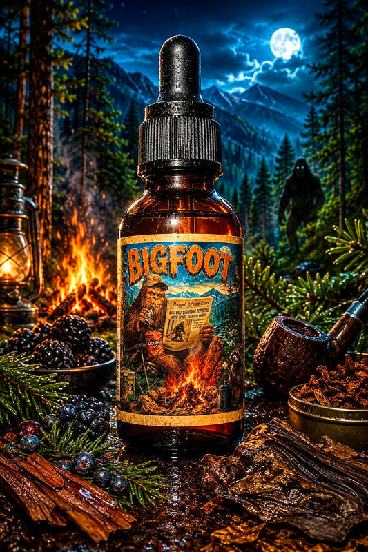 Bigfoot - Appalachian Mountain Air, Campfire, and Tobacco Oud Beard Oil, Butter & Cologne