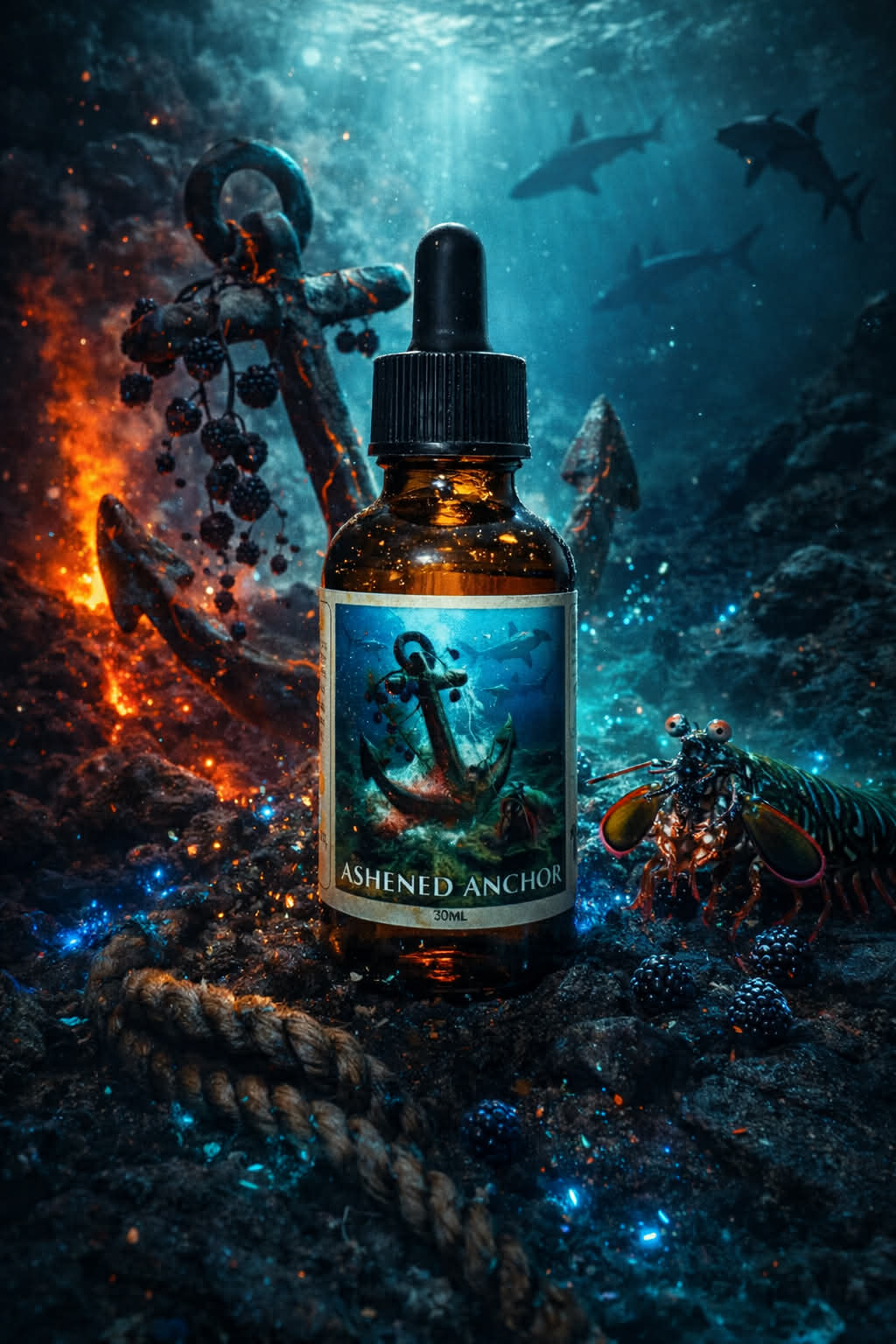 Ashened Anchor (Smoked Blackberry, Patchouli)