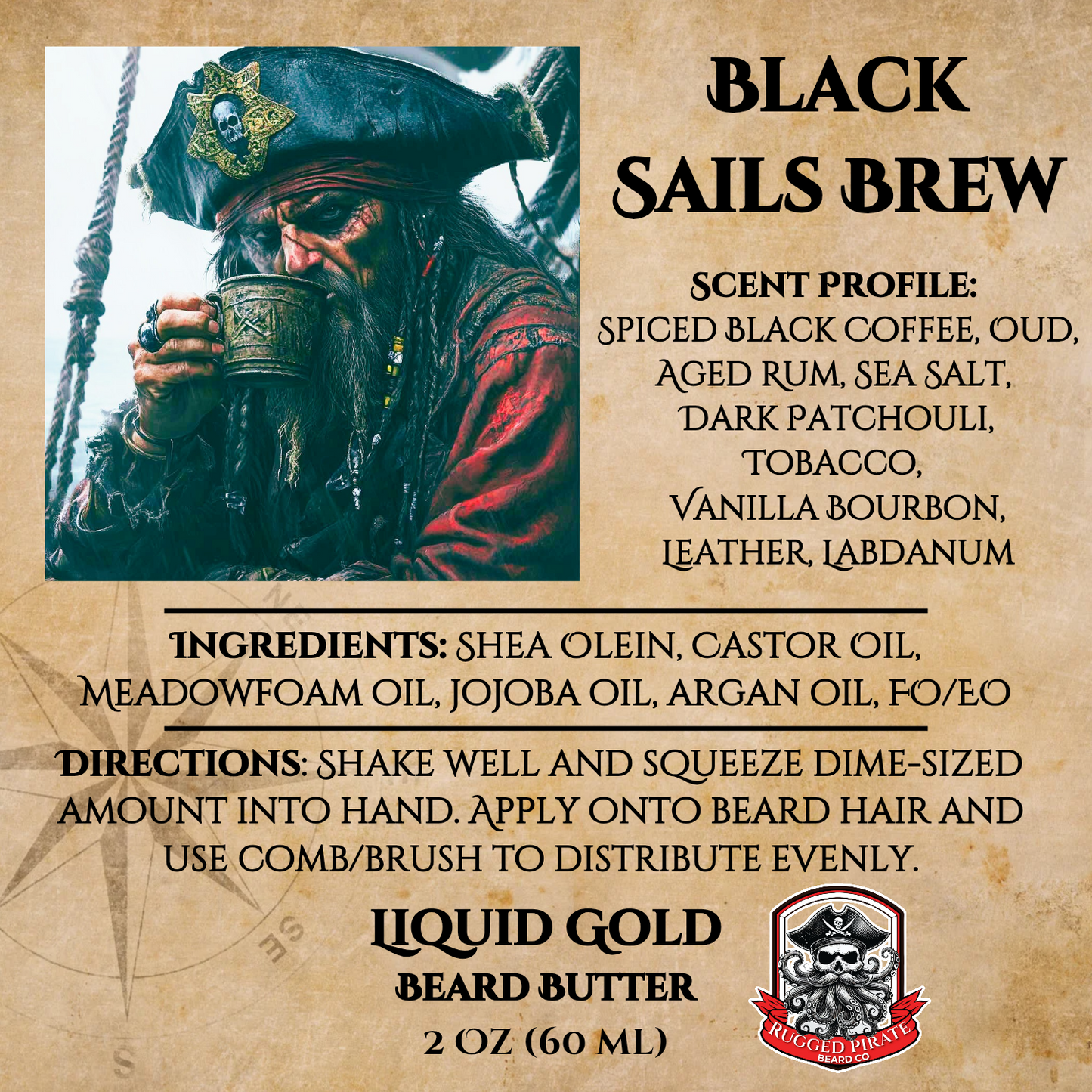 Black Sails Brew (Black Coffee, Rum, Leather)