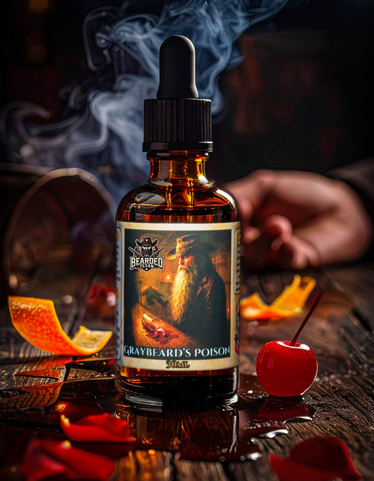 Graybeard's Poison (Smoked Cherry Old-Fashioned) Beardcare