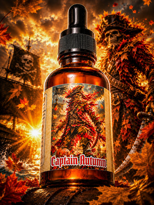 Captain Autumn - Cardamom, Pine, Fir Balsam & Oakmoss Beard Oil, Butter & Cologne
