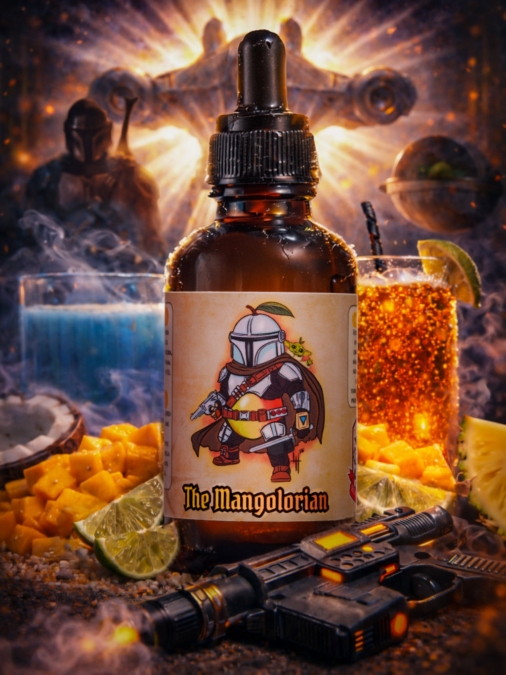 The Mangolorian - Mango, Lime, and Leather Beard Oil, Butter & Cologne