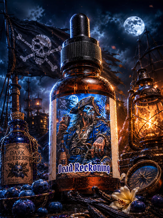 Dead Reckoning - Wild Blueberry, Dark Rum & Black Amber Beard Oil, Butter & Cologne