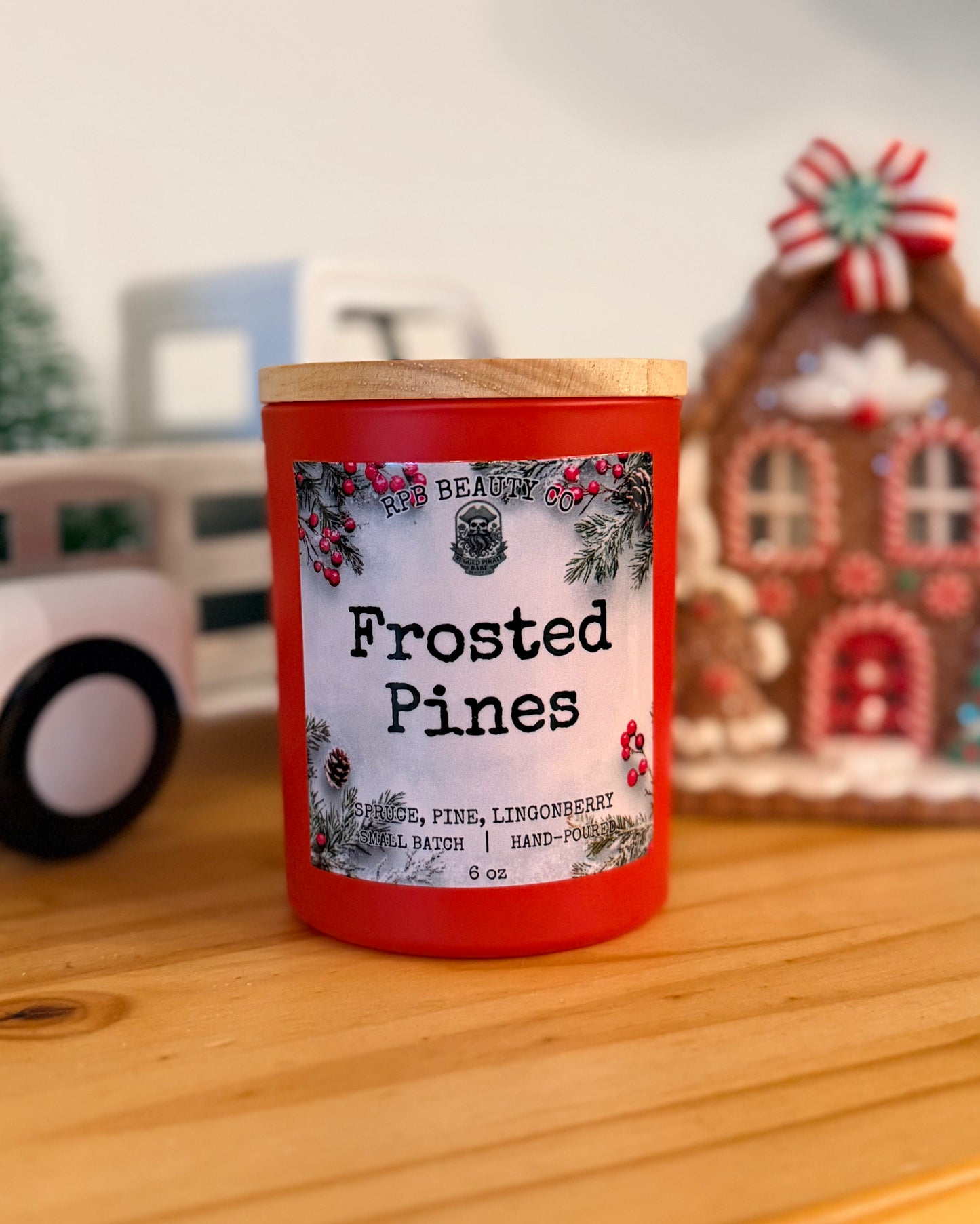 Frosted Pines (Spruce, Pine, Lingonberry) Candle