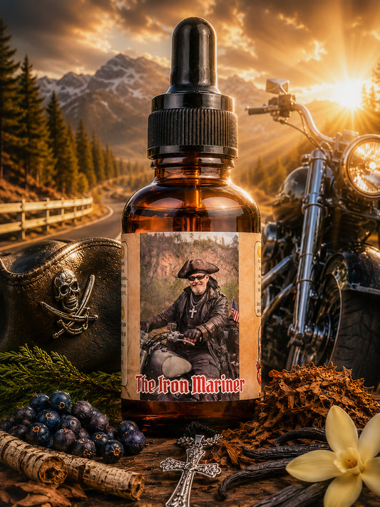 The Iron Mariner - Mountain Air, Juniper, Cedar, and Tobacco Beard Oil, Butter & Cologne