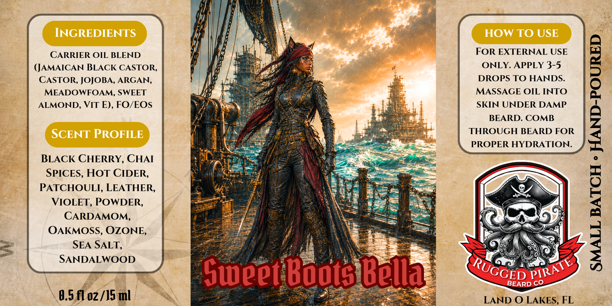Sweet Boots Bella (Black Cherry Chai, Aquatic Leather)