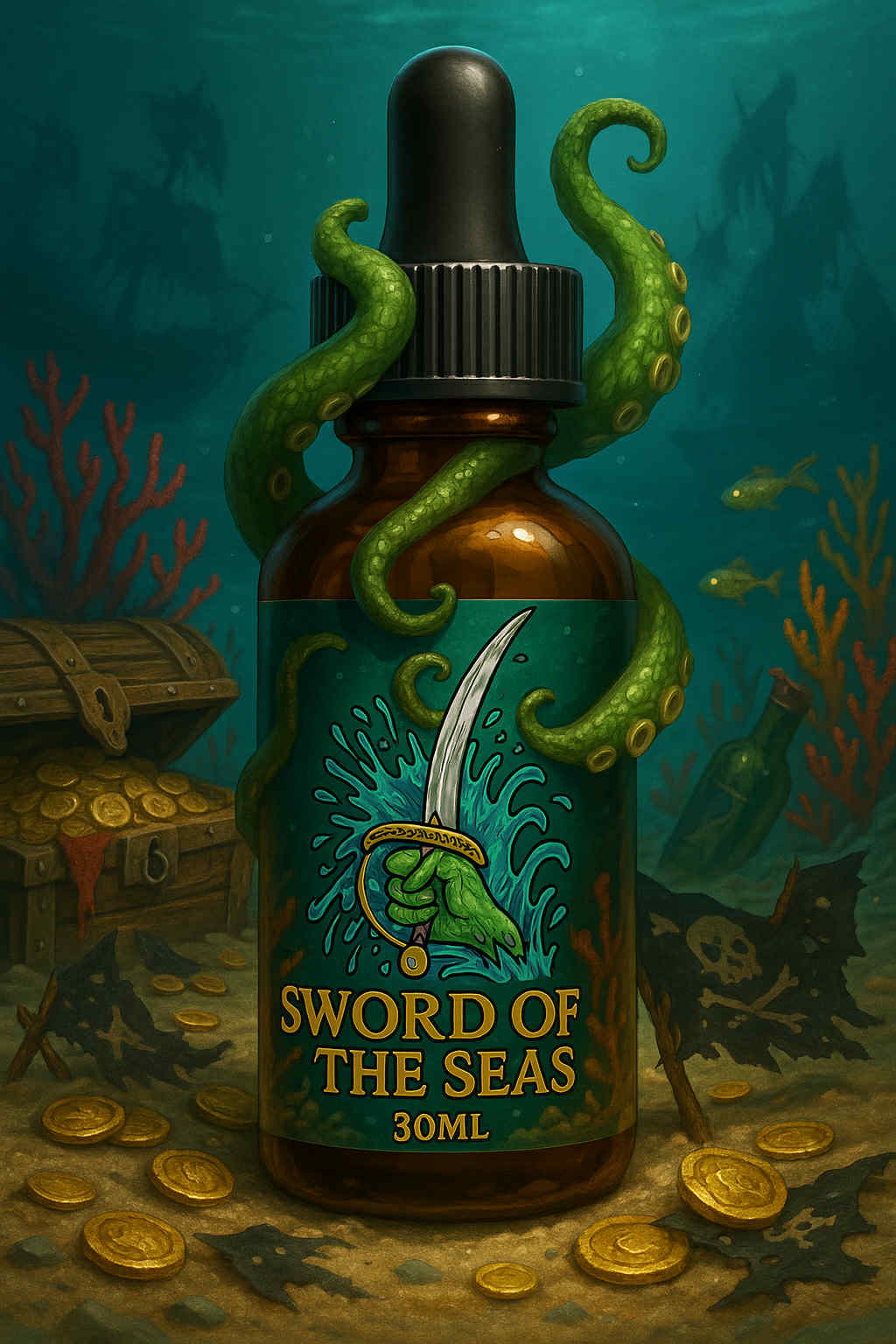 Sword of the Seas (Graphite Steel, Grape Musk, Absinthe, Stainless Steel)