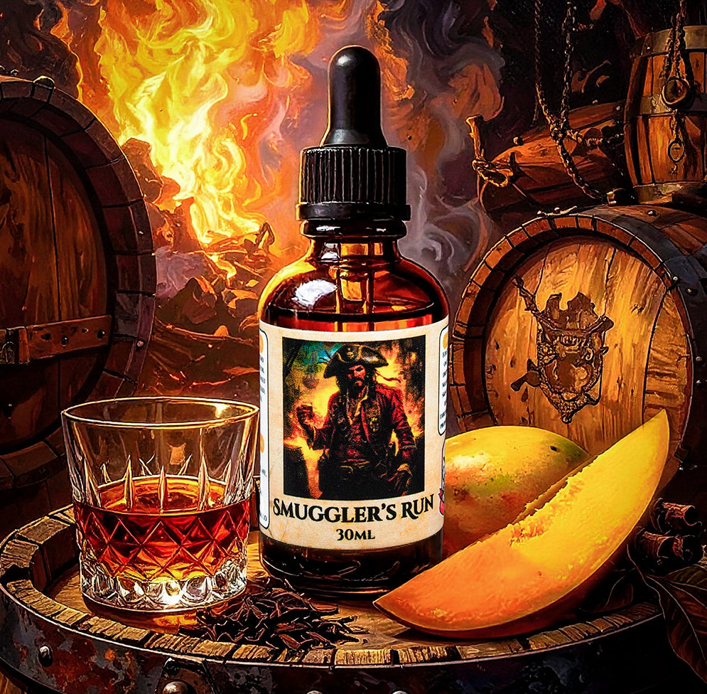 Smuggler's Run (Mango, Spiced Mahogany, Whiskey, Charred Oak Barrels, and Unburnt Tobacco)