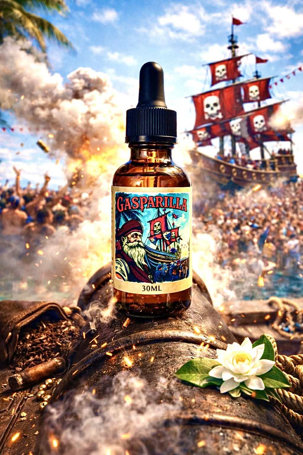 Gasparilla - Pipe Tobacco, Cherry Wood, and Spiced Citrus Beard Oil, Butter & Cologne