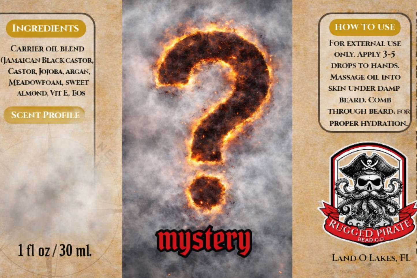 Mystery Beard Oil 1 oz