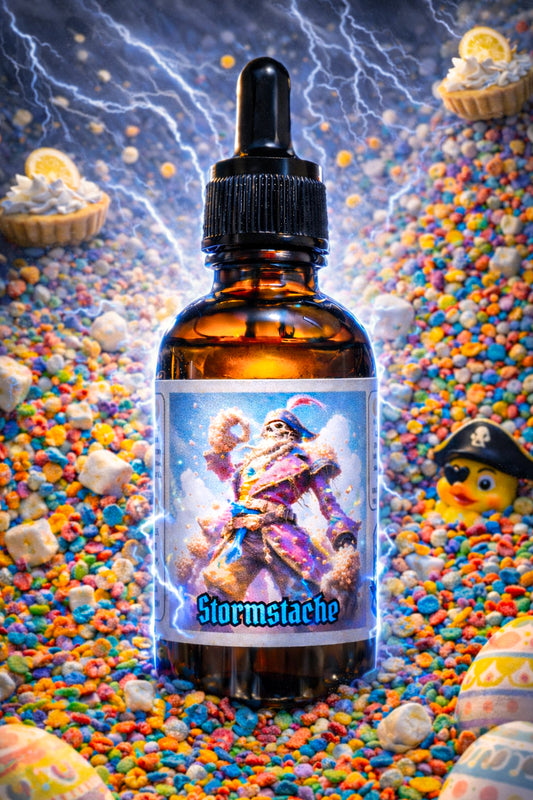 StormStache - Fruity Pebbles, Toasted Marshmallow, and Citrus Tart Beard Oil, Butter & Cologne