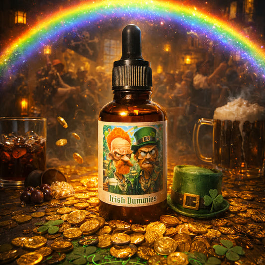 Irish Dummies - Clover, Irish Whiskey, and Black Cherry Cola Beard Oil, Butter & Cologne