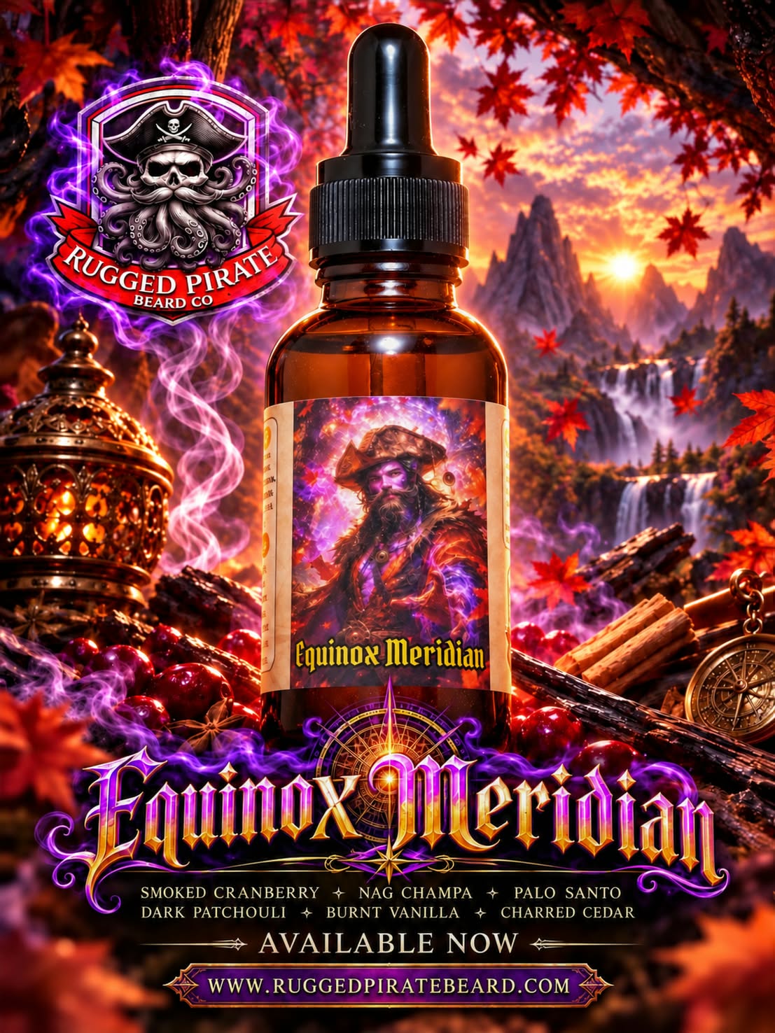 Equinox Meridian (Smoked Cranberry, Nag Champa, Palo Santo)