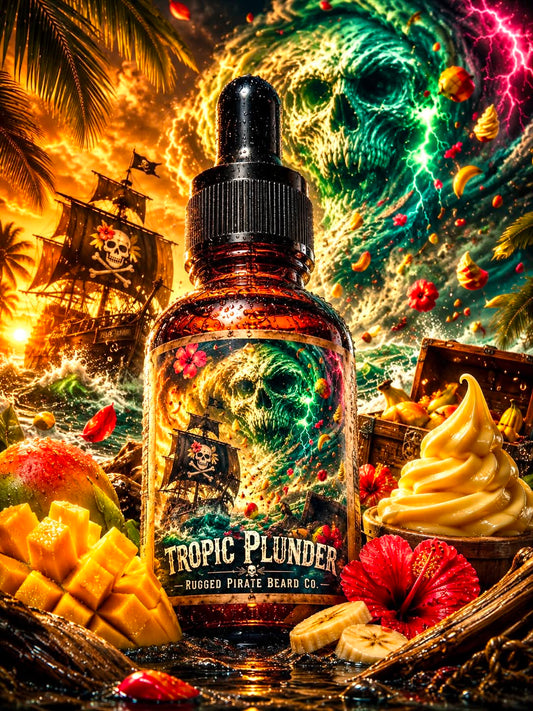 Tropic Plunder - Dole Whip, Mango, and Island Timber Beard Oil, Butter & Cologne