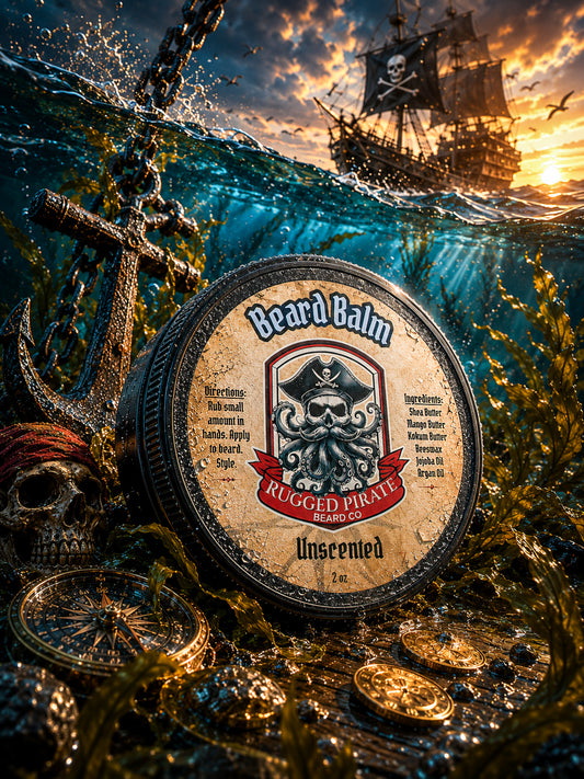 Rugged Hold Unscented Beard Balm