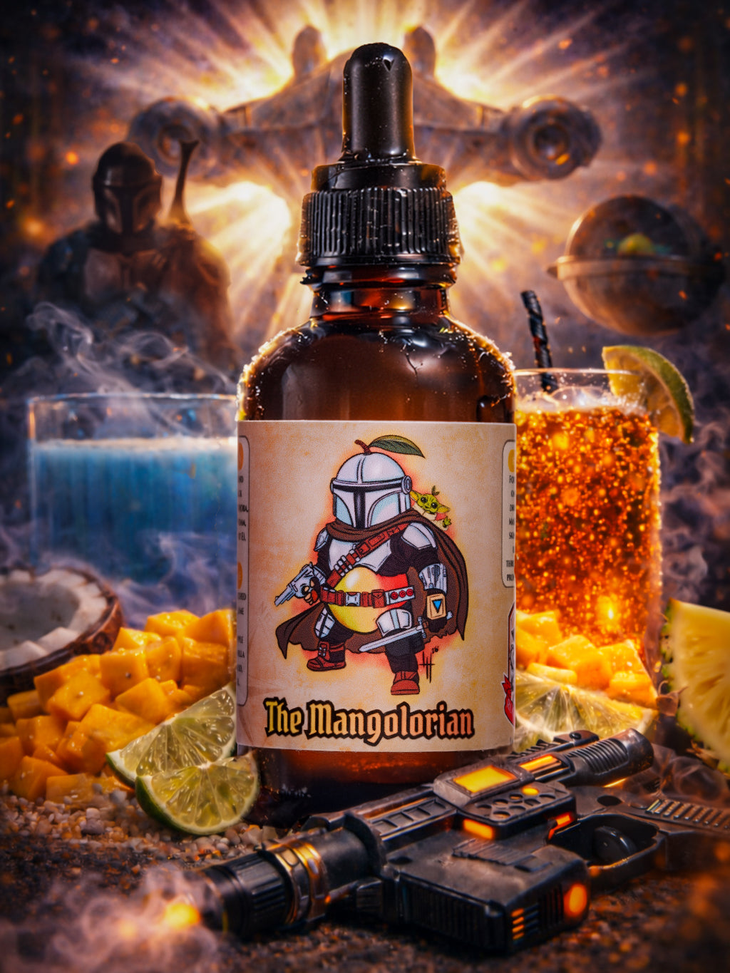 The Mangolorian - Mango, Lime, and Leather Beard Oil, Butter & Cologne