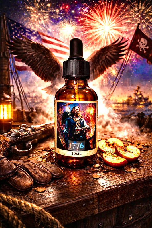 1776 - Warm Apple Leather and Ambered Tobacco Beard Oil, Butter & Cologne