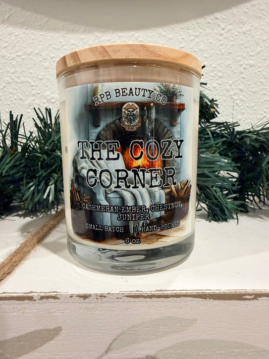 Cozy Corner (Cashmeran Embers, Chestnuts, Juniper) Candle