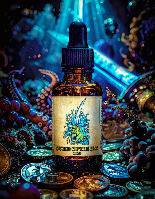 Sword of the Seas (Graphite Steel, Grape Musk, Absinthe, Stainless Steel)