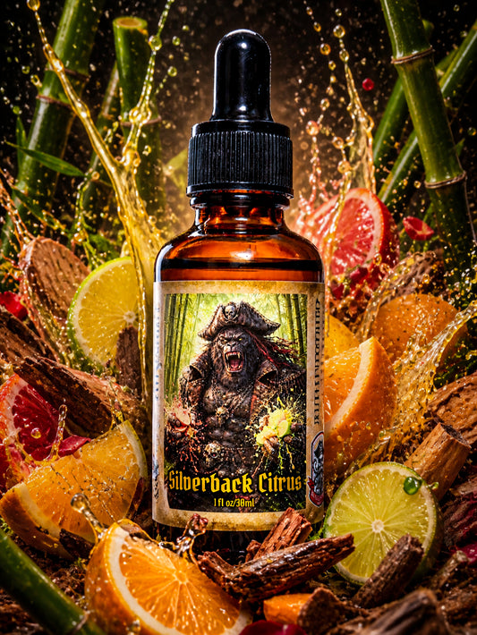 Silverback Citrus - Citrus Fruits, Bamboo, and Jungle Rain Beard Oil, Butter & Cologne