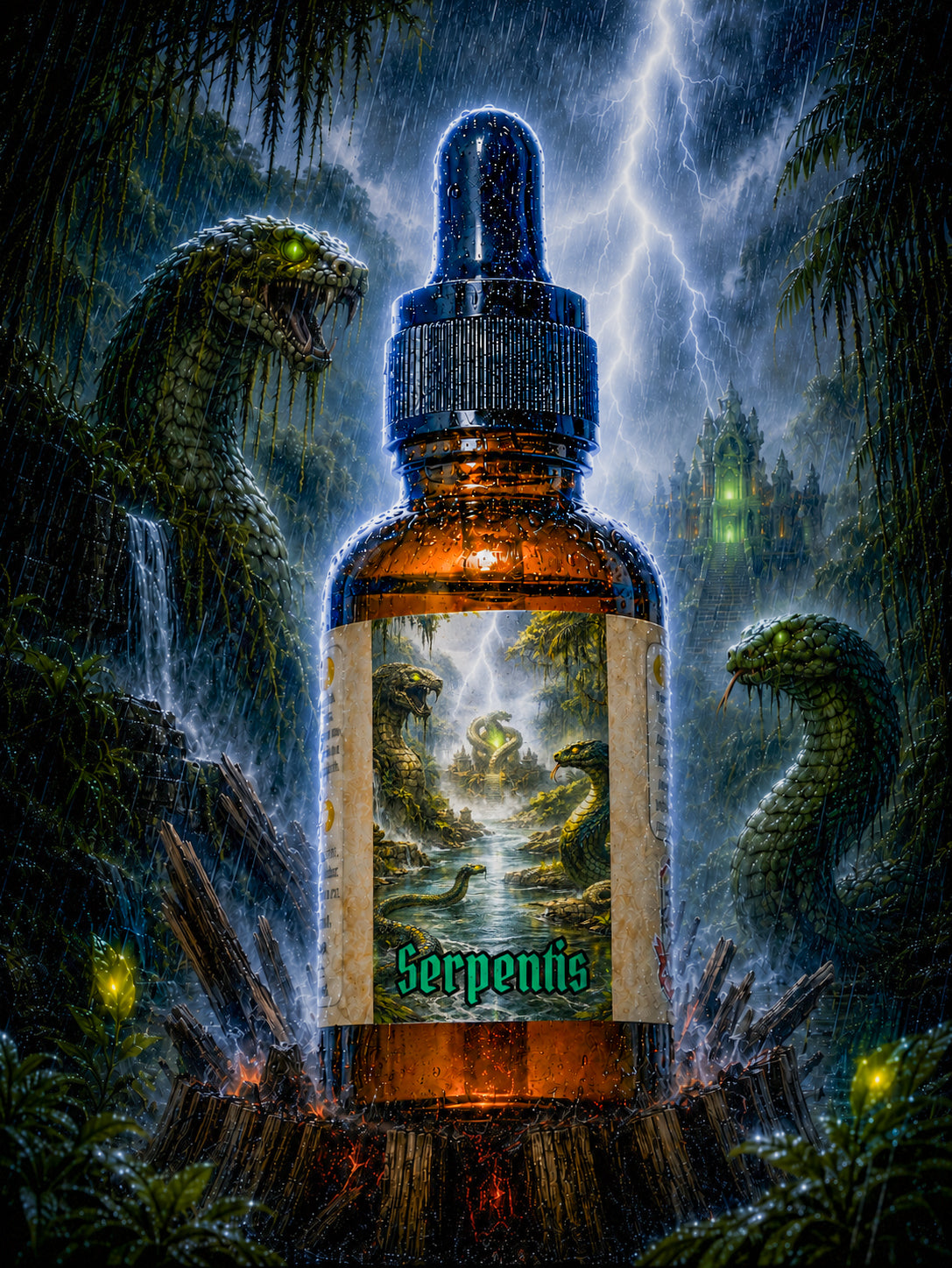 Serpentis - Heavy Rainfall, Petrichor, and Ozone Beard Oil, Butter & Cologne