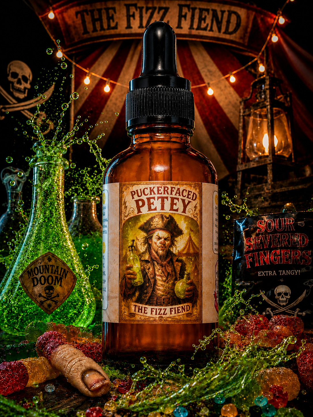 Pucker-Faced Petey - Sour Candy, Green Apple, Lemon & Baja Blast Beard Oil, Butter & Cologne