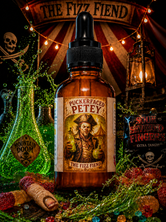 Pucker-Faced Petey - Sour Candy, Green Apple, Lemon & Baja Blast Beard Oil, Butter & Cologne