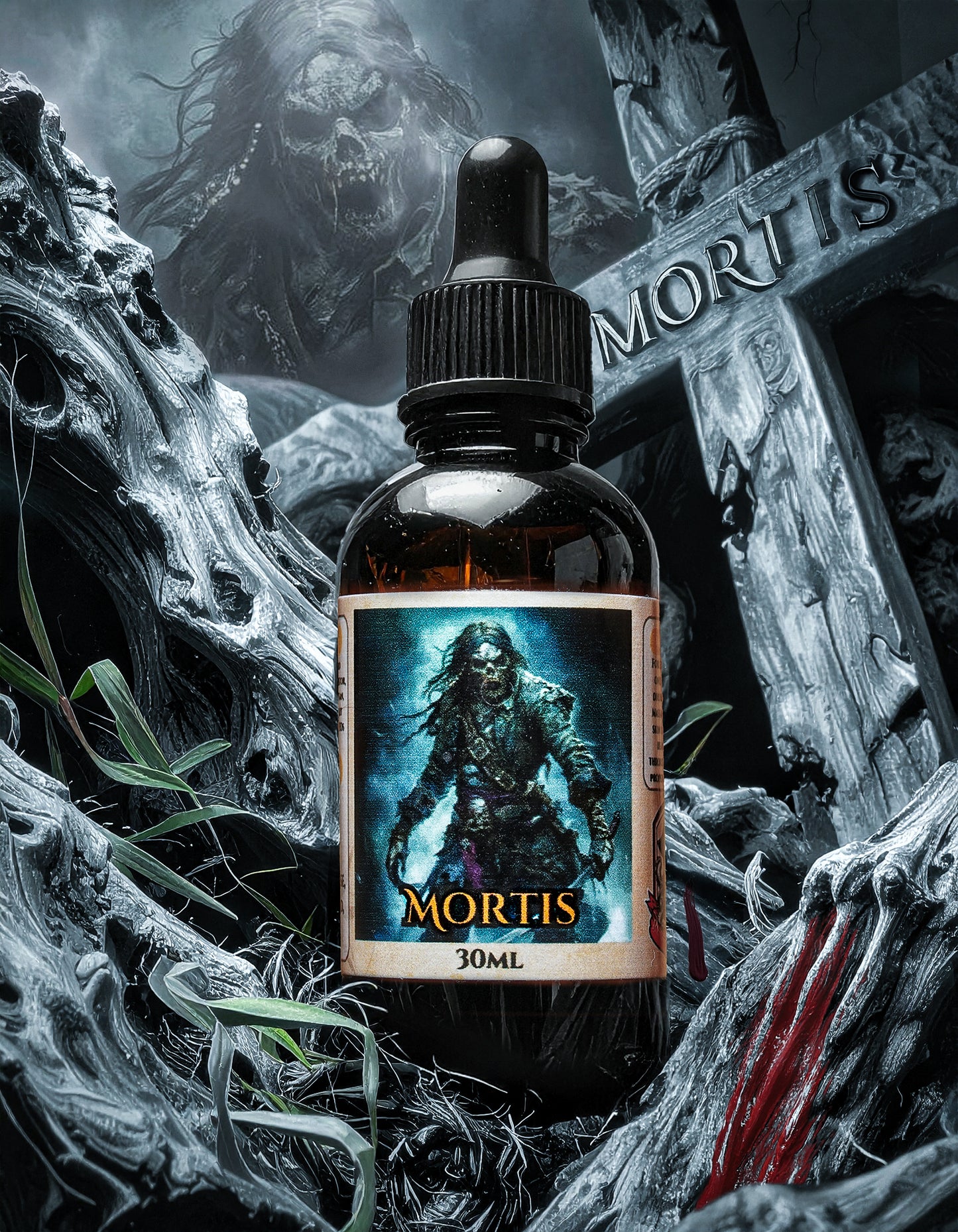 Mortis (Vetiver, Frankincense, Leather, Cypress)