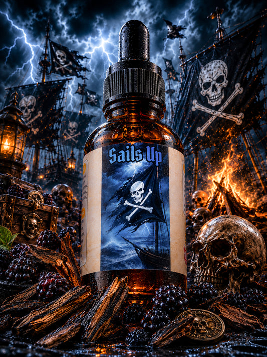 Sails Up - Blackberry, Tobacco, and Black Oud Beard Oil, Butter & Cologne