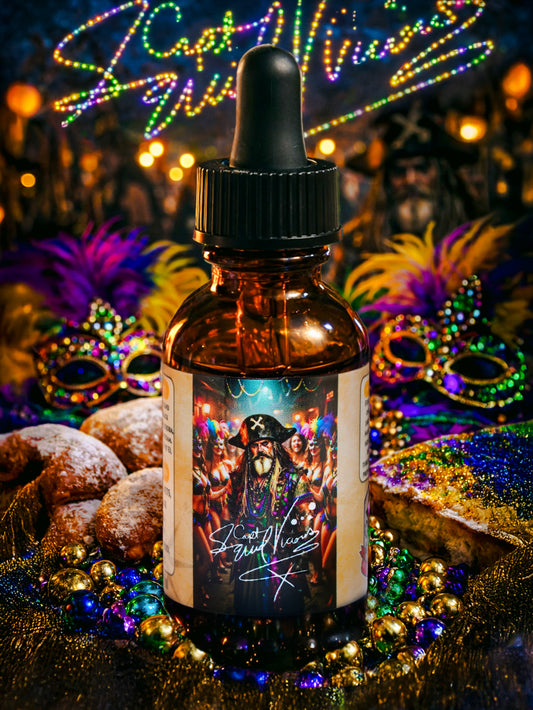 Captain Squid Vicious - Fried Beignets, King Cake, and Cognac Beard Oil, Butter & Cologne