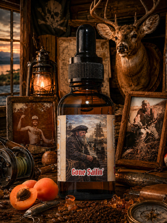 Gone Sailin' - Petrichor, Apricot, and Coffee Beard Oil, Butter & Cologne