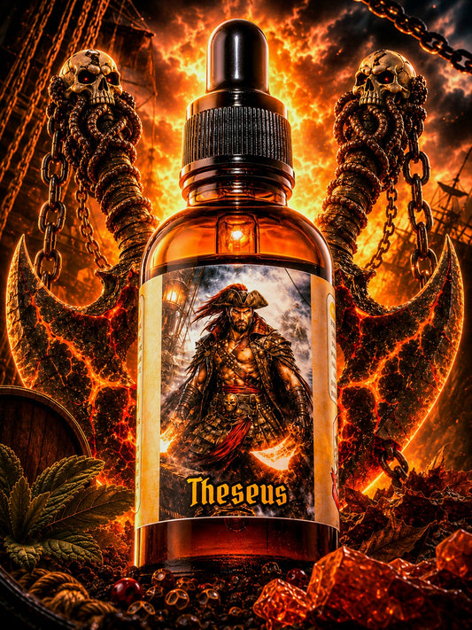 Theseus - Tobacco, Bourbon, and Guaiacwood Beard Oil, Butter & Cologne