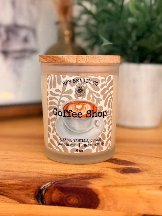 Coffee Shop (Coffee, Vanilla, Cream) Candle