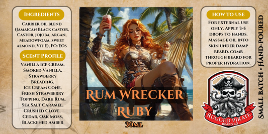 Rum Wrecker Ruby (Vanilla Ice Cream, Smoked Vanilla, Strawberry Breading,
Ice Cream Cone, Fresh Strawberry Topping, Dark Rum, Sea Salt Caramel, Crushed Clove, Cedar, Oak Moss,
Blackened Amber)